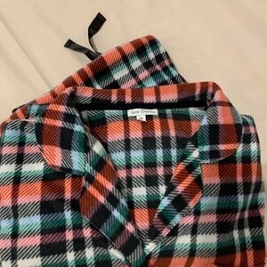 Vera Bradley Multicolor Plaid Fleece PJ Set
